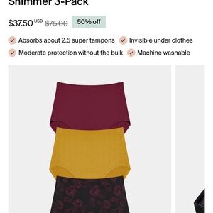 Knix 3-Pack High-Waisted Underwear